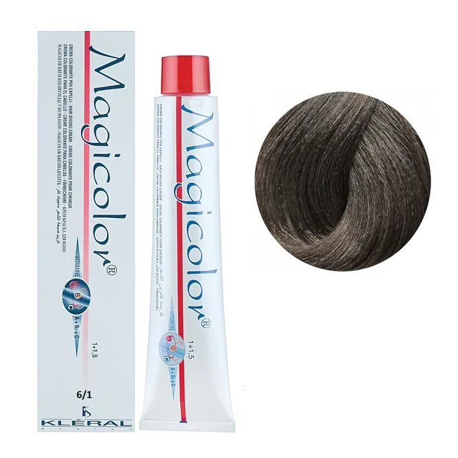 6/1 (6C) Стійка перманентна крем-фарба для волосся, 100 мл Magicolor Hair Cream KLERAL System