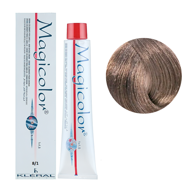 8/1 Стійка перманентна крем-фарба для волосся, 100 мл Magicolor Hair Cream KLERAL System
