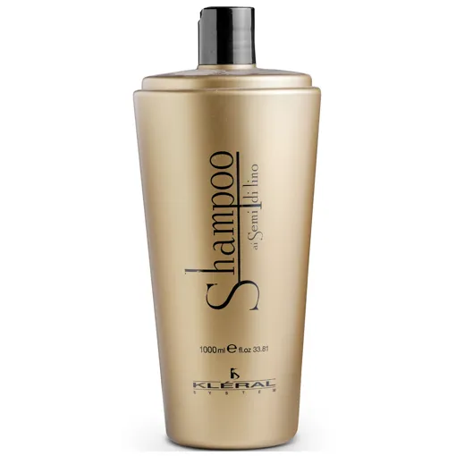 Шампунь живильний для сухого волосся з олією льону, 1000 мл Shampoo Semi Di Lino Line KLERAL System