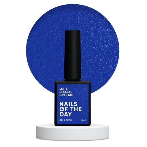 Гель-лак з дрібним шимером, 10 мл Let`s spesial CRYSTAL Gel Polish NAILSOFTHEDAY