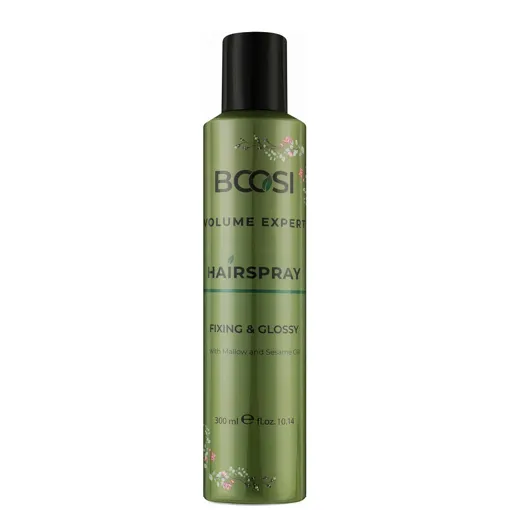 Лак для волосся без газу, 300 мл Fixing &amp; Glossy HAIRSPRAY Volume Expert Bcosi Line KLERAL System