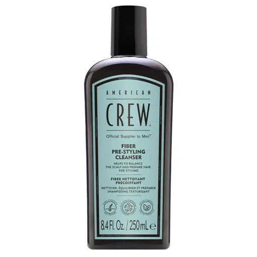 Шампунь волокнистий перед укладанням для чоловіків з пошкодженим волоссям, 250 мл Fiber Pre-styling Cleanser Shampoo Hair &amp; Body American Crew