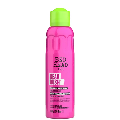 Спрей для надання блиску волоссю, 200 мл Shine Spray for Extreme Gloss HEADRUSH Bed Head TIGI