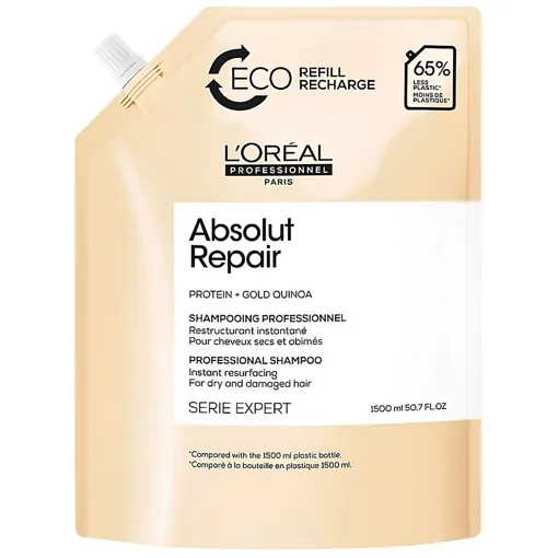 Шампунь для інтенсивного відновлення волосся, 1500мл (Refil) Shampoo Absolut Repair Serie Expert L`Oreal Professionnel