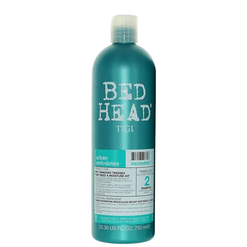 Шампунь зволожувальний для сухого й пошкодженого волосся, 750 мл Shampoo Urban Anti+dotes RECOVERY Bed Head TIGI