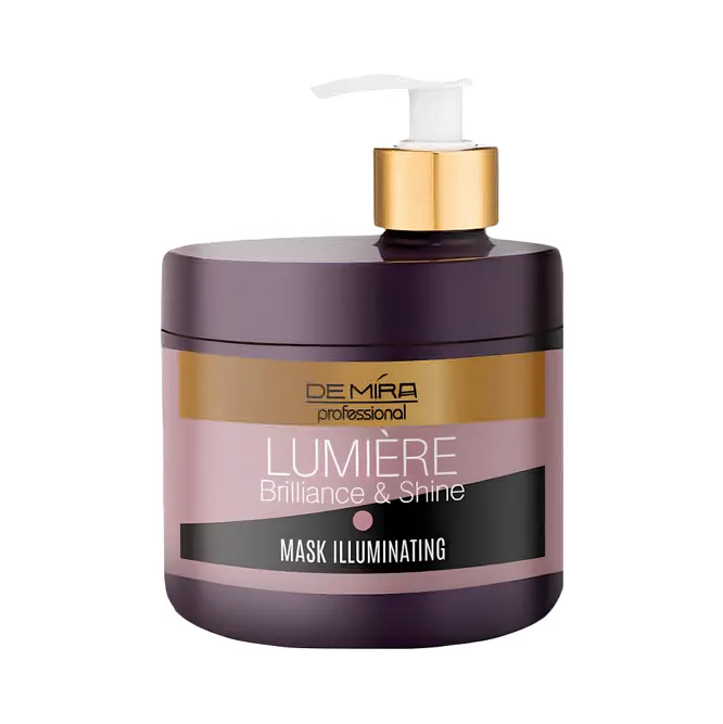 Маска для блиску та відновлення, 500 мл Mask ILLUMINATING Brilliance &amp; Shine LUMIERE DEMIRA Professional