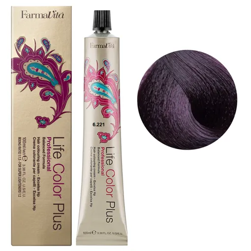 6/221 фіолетовий темний блондин Фарба для волосся 100 мл.Life Color Plus FarmaVita