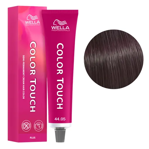 44/05 cередній коричневий натуральний махагон Фарба для тонування волосся без аміаку (Оновлена формула), 60 мл COLOR TOUCH PLUS Wella Professionals