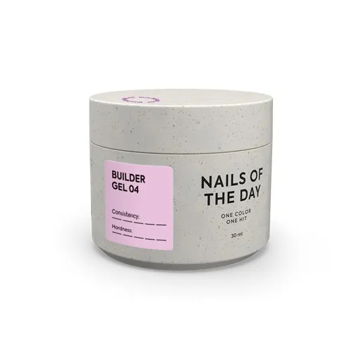 Гель для нарощування нігтів, 30 мл №004 Колір: Рожевий Builder Gel NAILSOFTHEDAY