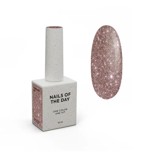 Гель-лак з яскравими блискітками, 10 мл №05 PARADISE Gel polish NAILSOFTHEDAY