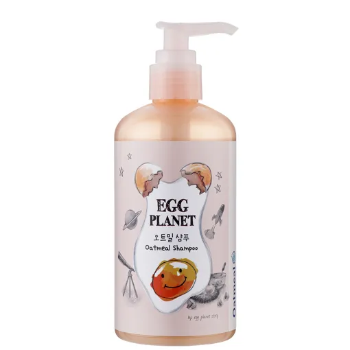 Шампунь зволожувальний для зміцнення структури волосся з екстрактом вівсяних пластівців, 280 мл Oatmeal Shampоо EGG PLANET DAENG GI MEO RI