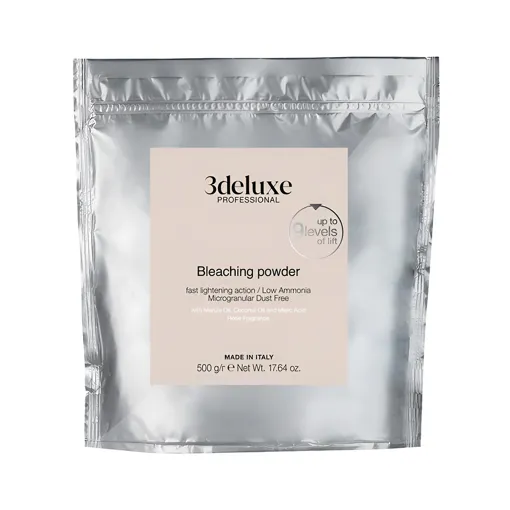 Пудра для знебарвлення волосся (9 levels), 500 г Bleaching powder 3deluxe Professional