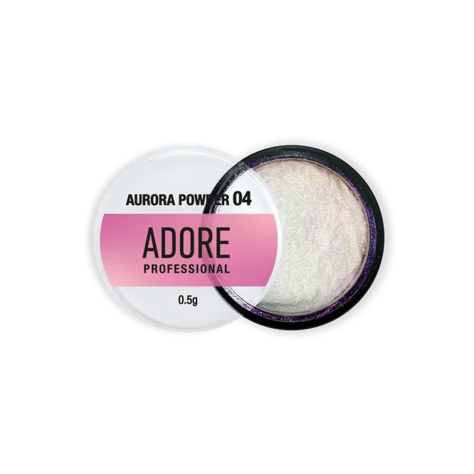 Втирка-хамелеон для нігтів, 0,5г №04 Aurora Powder ADORE
