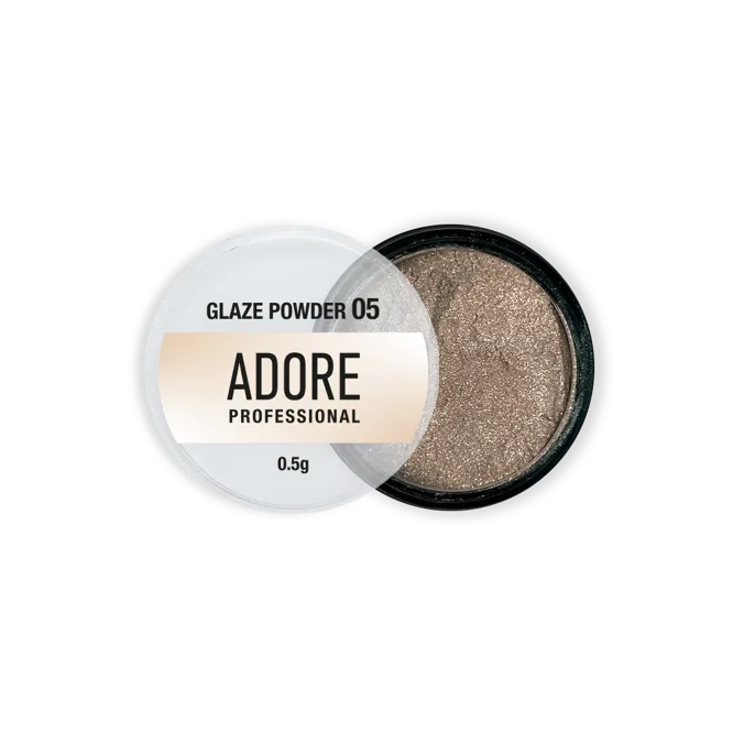 Втирка - глазу для нігтів, 0,5 г №05 Glaze Powder ADORE