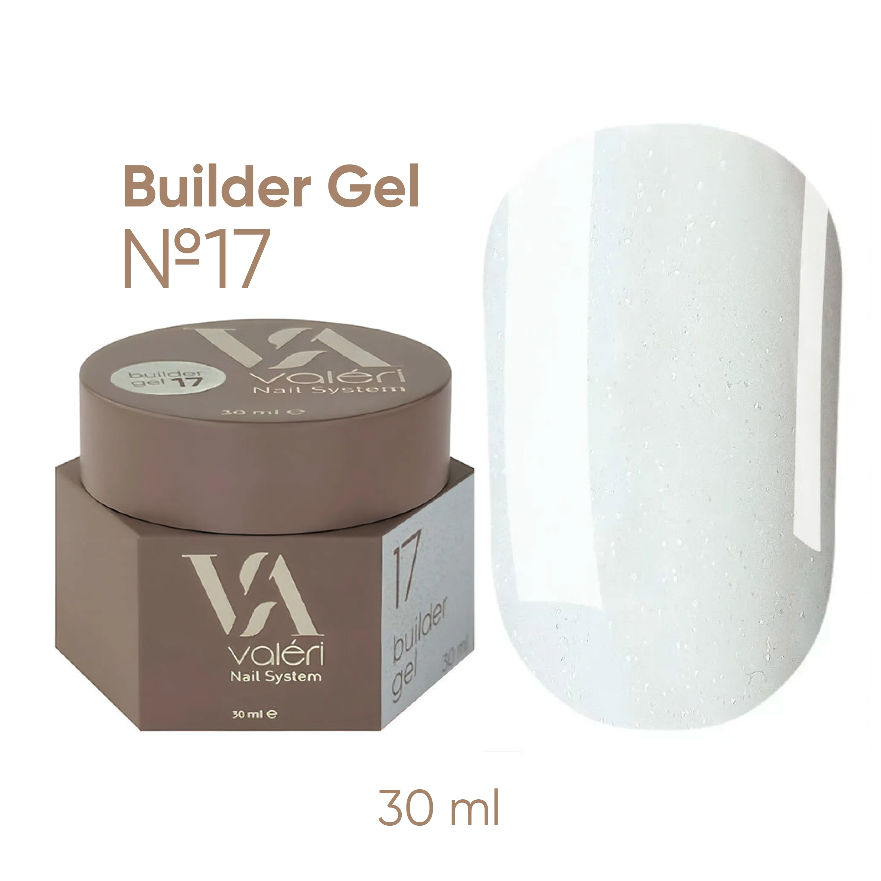 VALERI Builder Gel Гель для нарощування 30 мл №017
