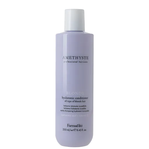 Кондиціонер гіалуроновий для всіх типів світлого волосся, 250 мл Hyaluronic Conditioner BLONDE AMETHYSTE FarmaVita