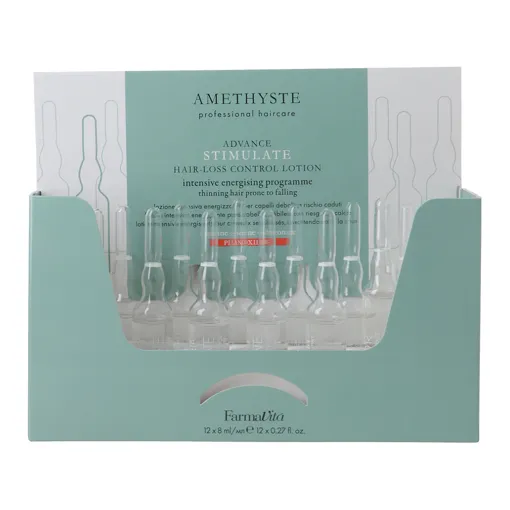Лосьйон для стимулювання росту волосся, 12*8 мл Hair-Loss Control Lotion ADVANCE STIMULATE AMETHYSTE FarmaVita