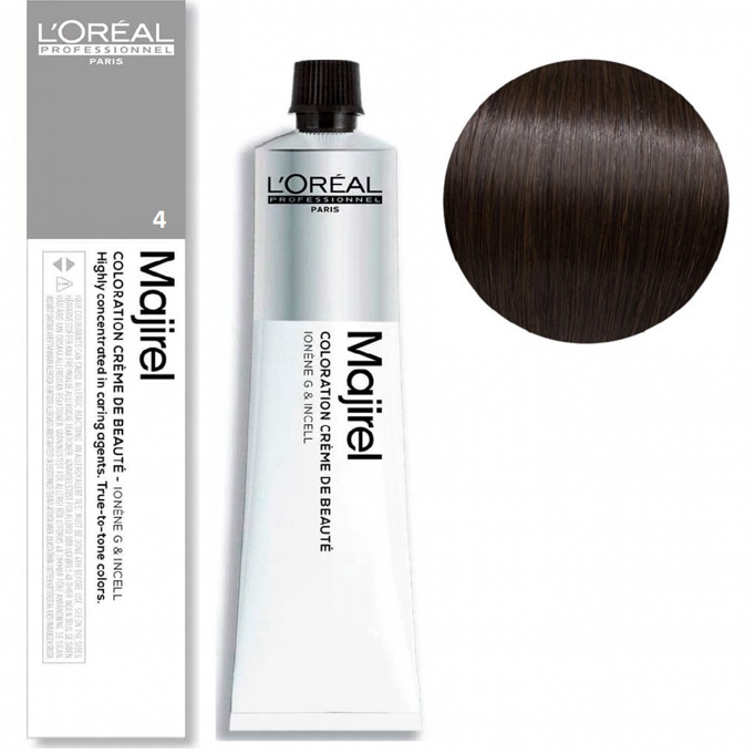 4 Коричневий натуральний Фарба для волосся стійка, 60 мл  Majirel L`Oreal Professionnel (оновлений формат)