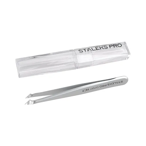 Пінцет для брів EXPERT 10 TYPE 7 (скошений гострий) TE-10/7 STALEKS PRO