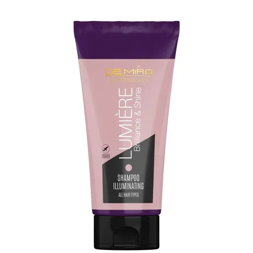 Шампунь для сяйва та блиску, 90 мл Shampoo ILLUMINATING Brilliance &amp; Shine LUMIERE DEMIRA Professional