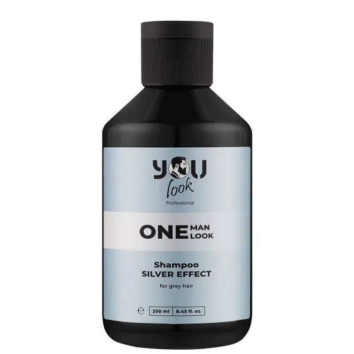 Шампунь чоловічий для нейтралізації жовтизни, 250 мл Shampoo SILVER EFFECT ONE MAN LOOK You look Professional