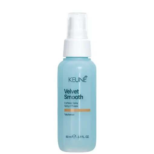 Двофазний спрей для розгладження та пом`якшення волосся, 80 мл 2-phases Spray Velvet Smooth Care KEUNE