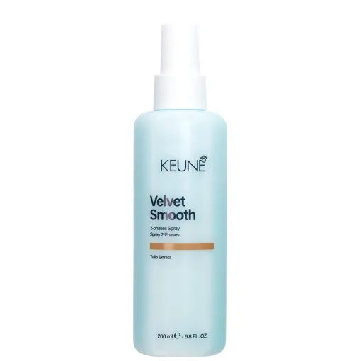 Двофазний спрей для розгладження та пом`якшення волосся, 200 мл 2-phases Spray Velvet Smooth Care KEUNE