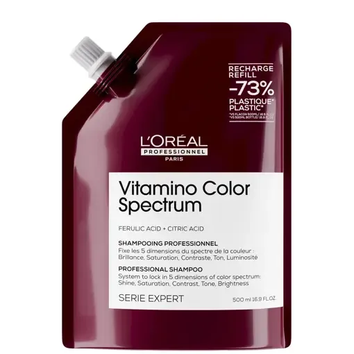 Шампунь для блиску кольору, 500 мл (Refil) Shampoo Vitamino Color Spectrum Serie Expert L`Oreal Professionnel