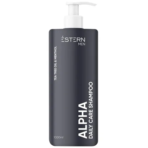 Шампунь-гель 2 в 1 для чоловіків з ментолом, 1000 мл Daily Care Shampoo ALPHA MEN ESTERN jNOWA Professional