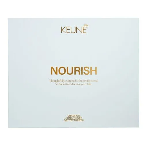 Святковий набір &ldquo;Живлення&rdquo; 2025 (шампунь 300мл+кондиціонер 250мл+спрей 75мл) NOURISH Gift set Care KEUNE