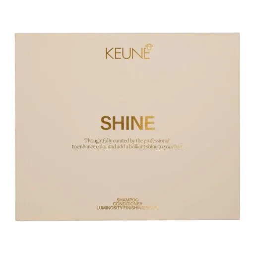 Святковий набір &ldquo;Блиск&rdquo; 2025 (шампунь 300мл+кондиціонер 250мл+спрей 75мл) SHINE Gift set Care KEUNE