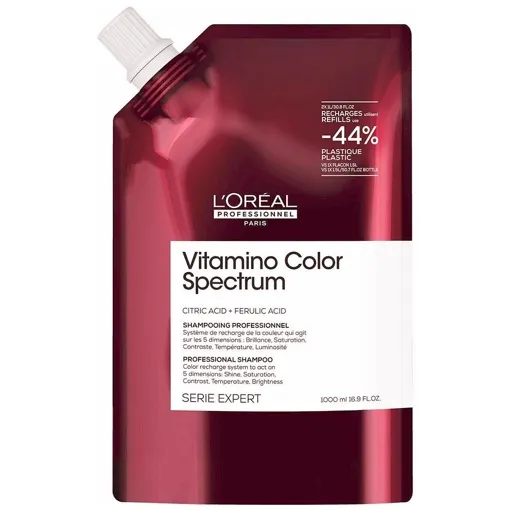 Шампунь для блиску кольору, 1000 мл (Refil) Shampoo Vitamino Color Spectrum Serie Expert L`Oreal Professionnel