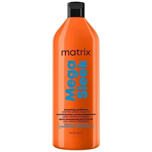 Кондиціонер 1000 мл для гладкості неслухняного волосся Oleic Acid+Jojoba Oil Mega Sleek Тотал Резалтс MATRIX
