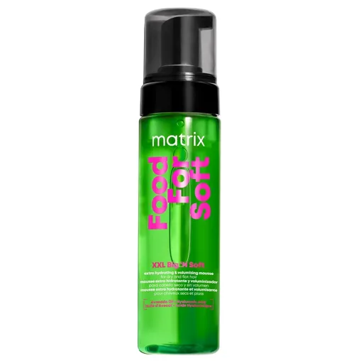Мус для об`єму та зволоження волосся, 200 мл Big N Soft mousse extra hydrating &amp; volumizing mousse Food For Soft Тотал Резалтс  MATRIX