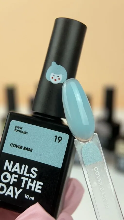 База камуфлююча, 10 мл №019 Cover Base NEW Formula NAILSOFTHEDAY