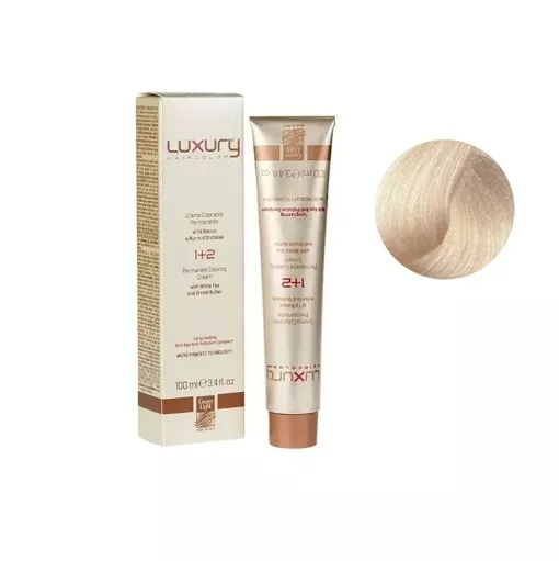 11/0 Крем-фарба для волосся з білим чаєм та екстрактом орхідеї, 100 мл LUXURY Haircolor GREEN LIGHT 