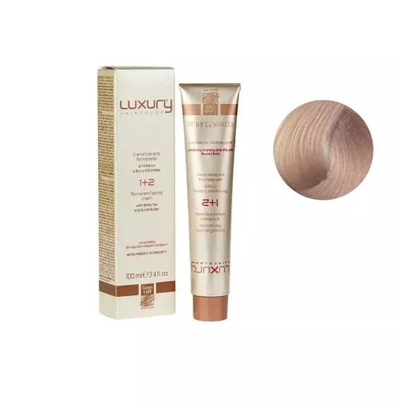 11/2 Крем-фарба для волосся з білим чаєм та екстрактом орхідеї, 100 мл LUXURY Haircolor GREEN LIGHT 
