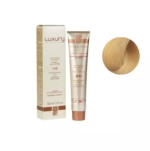 11/3 Крем-фарба для волосся з білим чаєм та екстрактом орхідеї, 100 мл LUXURY Haircolor GREEN LIGHT 