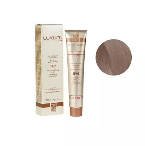9/2 Дуже світлий блондин фіолетовий Крем-фарба для волосся з білим чаєм та екстрактом орхідеї, 100 мл LUXURY Haircolor GREEN LIGHT