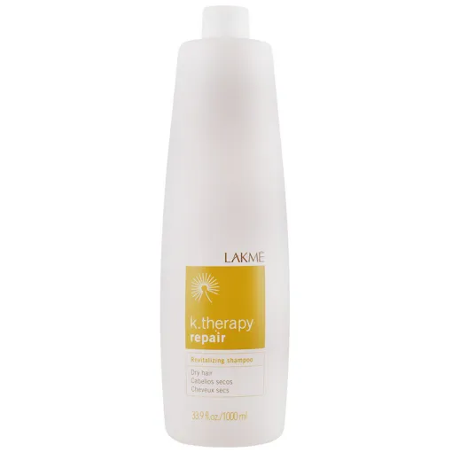 Шампунь відновлювальний для сухого та пошкодженого волосся, 1000 мл 43413 Revitalizing shampoo Repair K.Therapy LAKME