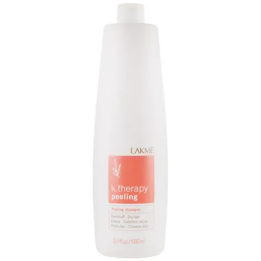 Шампунь проти лупи для сухого волосся, 1000 мл 43713 Peeling shampoo Dry hair Peeling K.Therapy LAKME