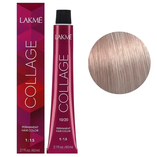 10/20 Платиновий блондин фіолетовий Крем-фарба для волосся стійка, 60 мл Permanent Hair Color COLLAGE LAКME