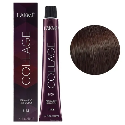 6/00 Темний блондин натуральний Крем-фарба для волосся стійка, 60 мл Permanent Hair Color COLLAGE LAКME