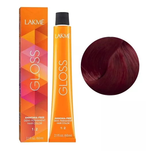 0/90 Червоний MIX (мікстон) Фарба для тонування волосся без аміаку, 60мл Demi-permanent Hair Color GLOSS LAKME 