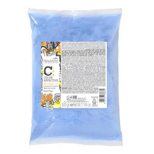 Освітлювальна пудра для волосся в пакеті (6 levels), 500 г Decoflash Blue (Refill) COLOR EFFECTIVE BLONDE Nouvelle
