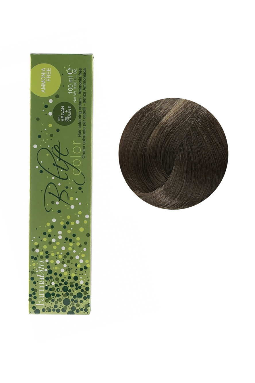 6/0 темний блондин Фарба для волосся  без аміаку 100 мл.B.Life Color FarmaVita