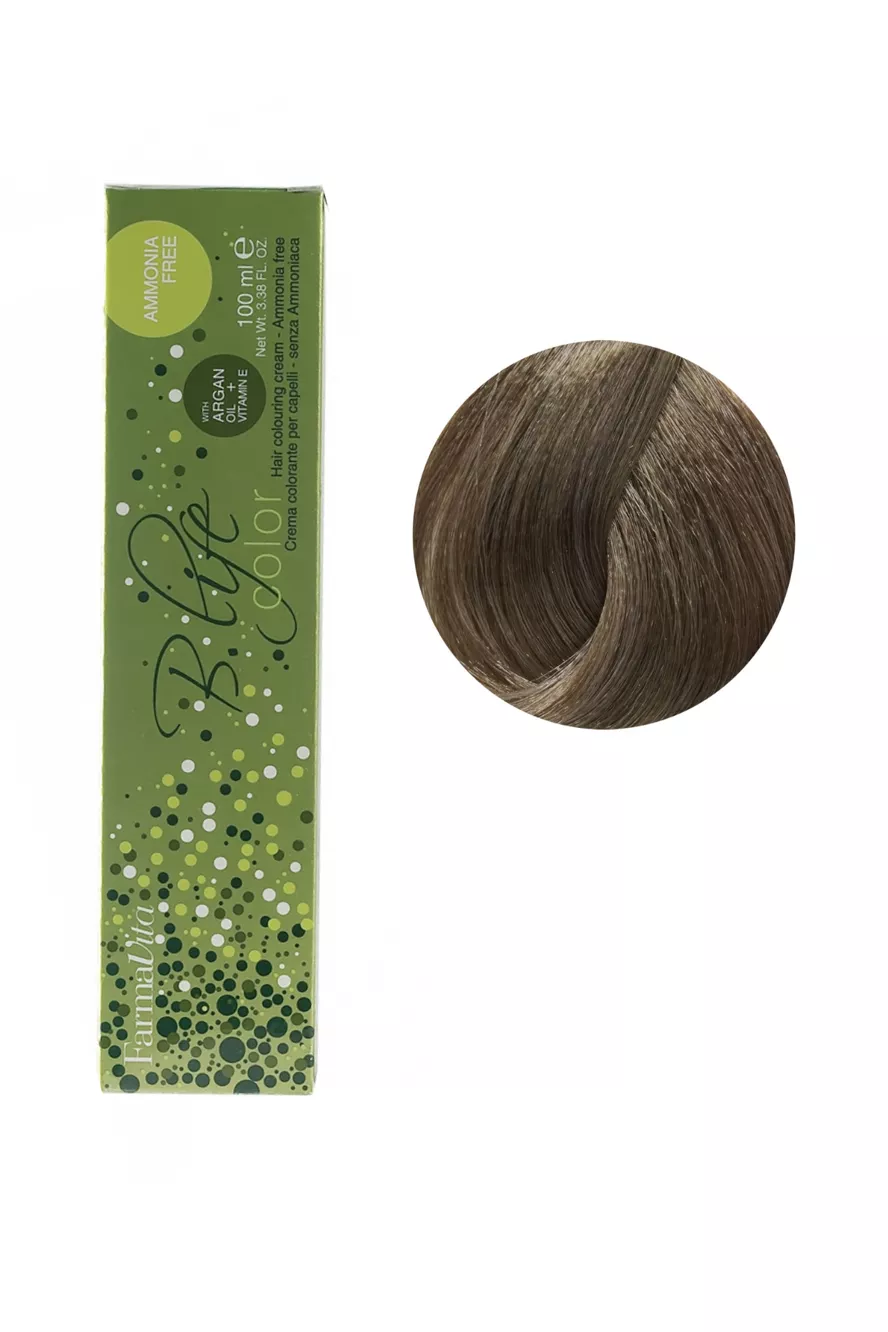 7/1 блондин попелястий Фарба для волосся  без аміаку 100 мл.B.Life Color FarmaVita