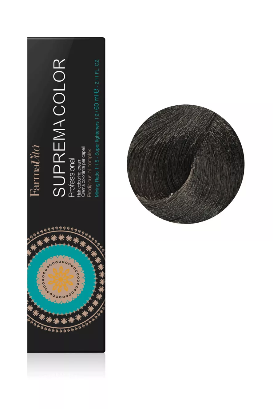 4/0 каштановий Фарба для волосся 60 мл.Supremacolor  FarmaVita