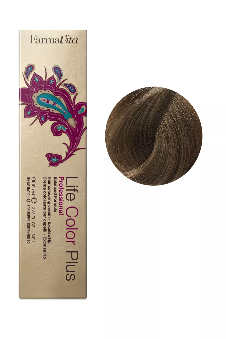7/00 насичений блондин Фарба для волосся 100 мл.Life Color Plus FarmaVita