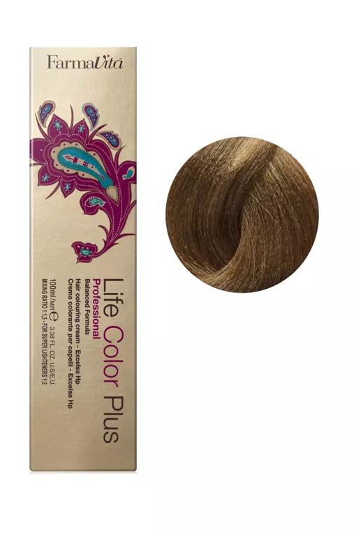 7/31 блондин золотисто-попелястий Фарба для волосся 100 мл.Life Color Plus FarmaVita